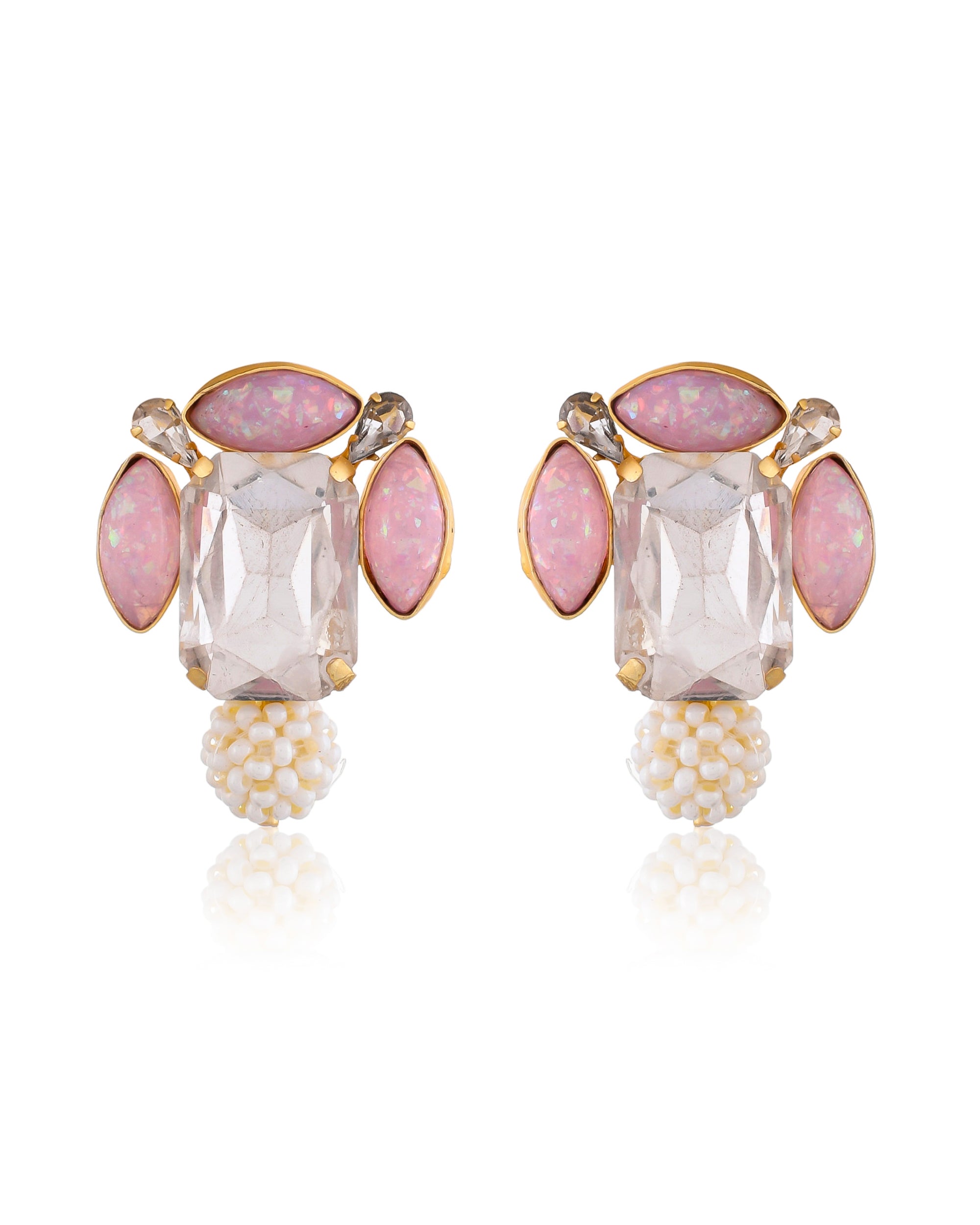 PINK AND WHITE STUDS